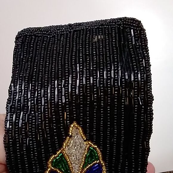 Vintage Handmade Women Mini Sequin Bag - Picture 5 of 8